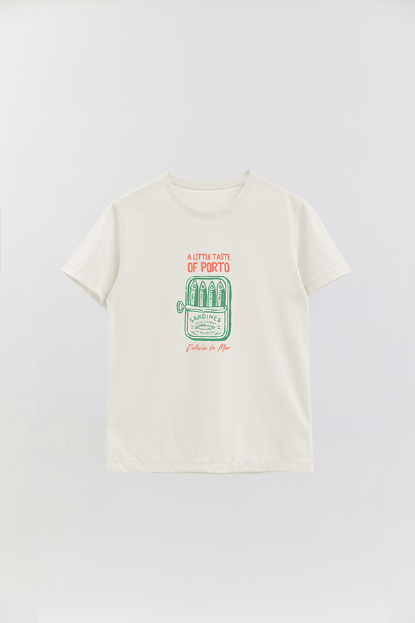 REMERA BASICA ESTAMPADA HD PORTO