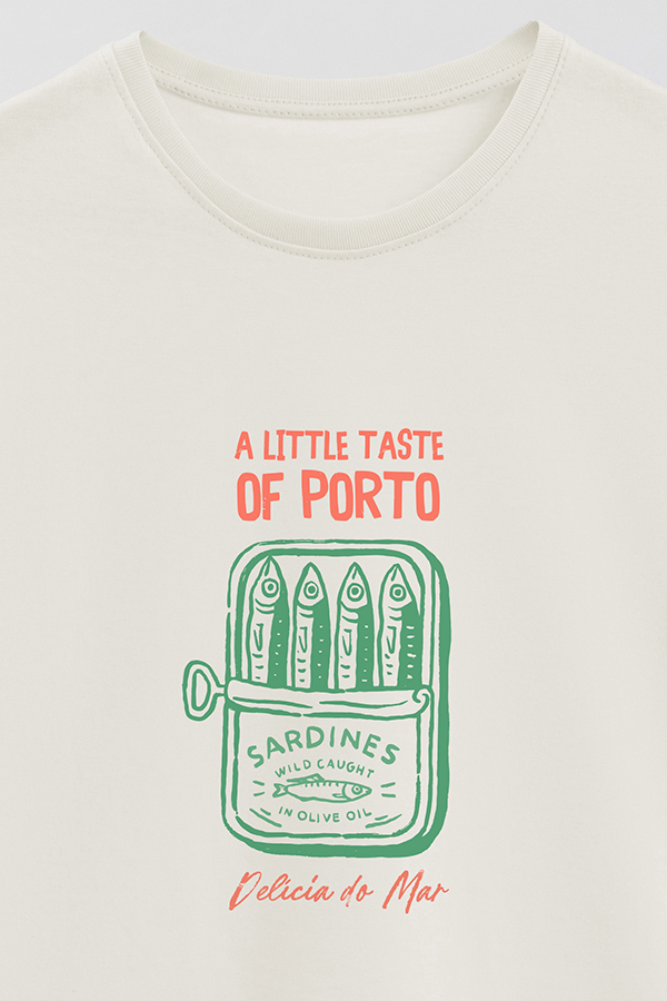 REMERA BASICA ESTAMPADA HD PORTO