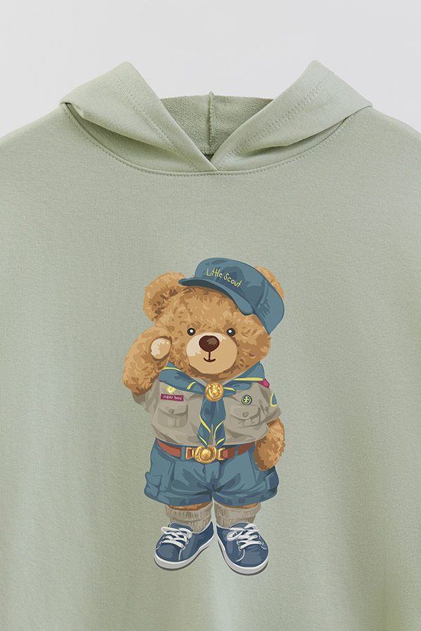HOODIE RUSTICO KID TEDDY LITTLE SCOUT