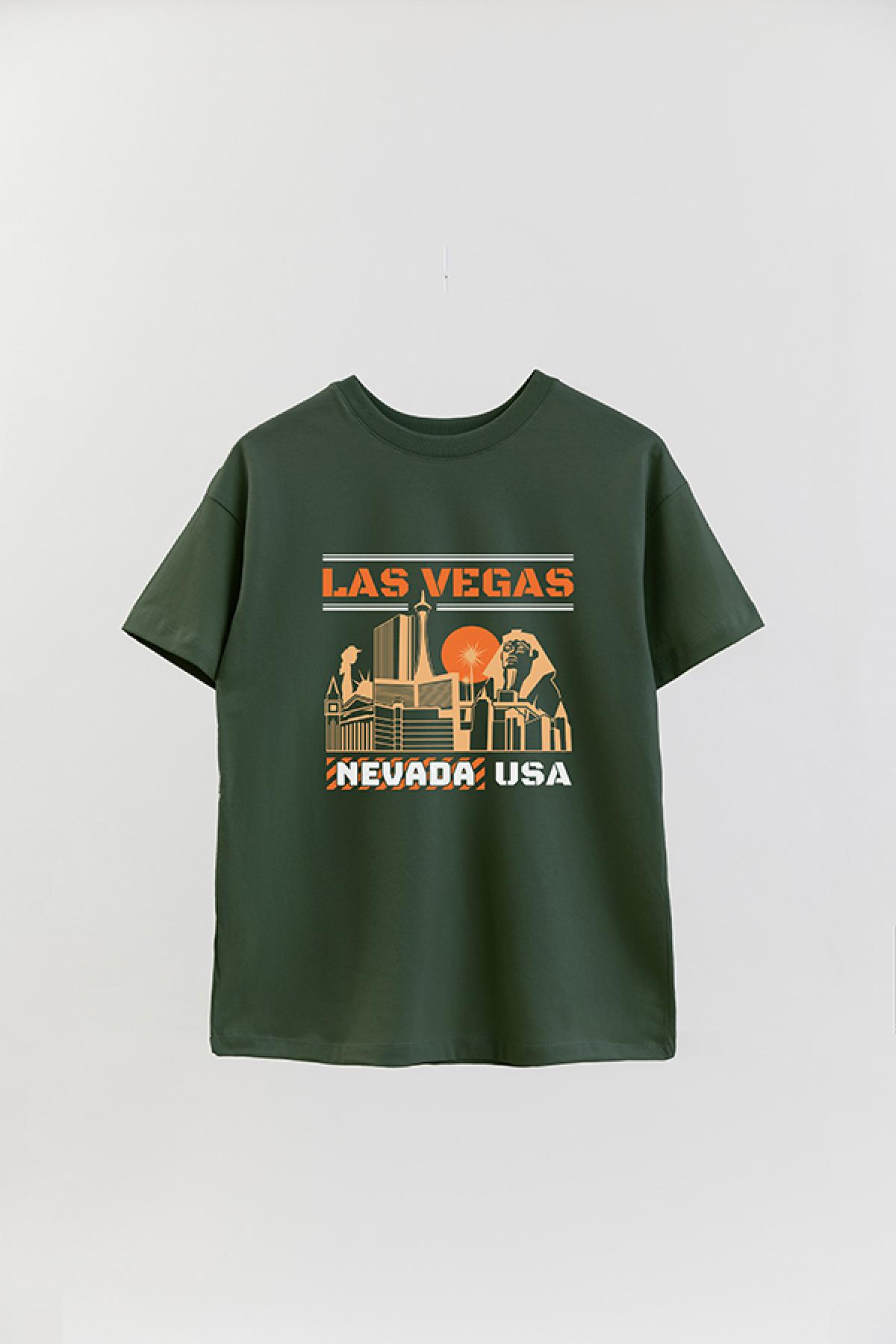 REMERA OVER ESTAMPADA CT LAS VEGAS