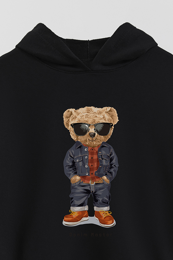 HOODIE RUSTICO KID TEDDY DENIM MASTER