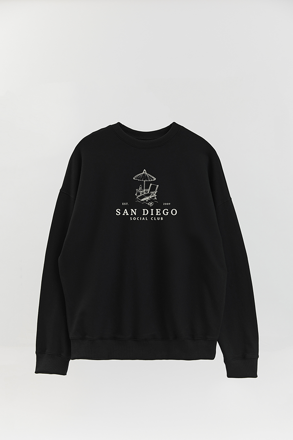 BUZO CREWNECK ESTAMPADO LINE SAN DIEGO