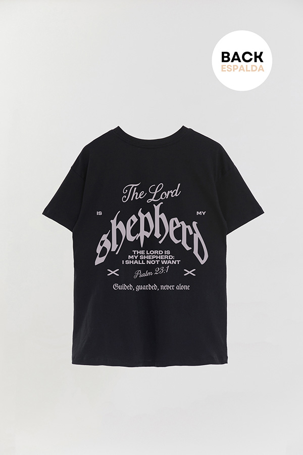 REMERA OVER ESTAMPADA UNISEX ESPALDA SHEPHERD