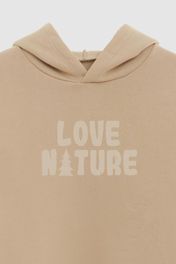 HOODIE ESTAMPADO LOVE NATURE