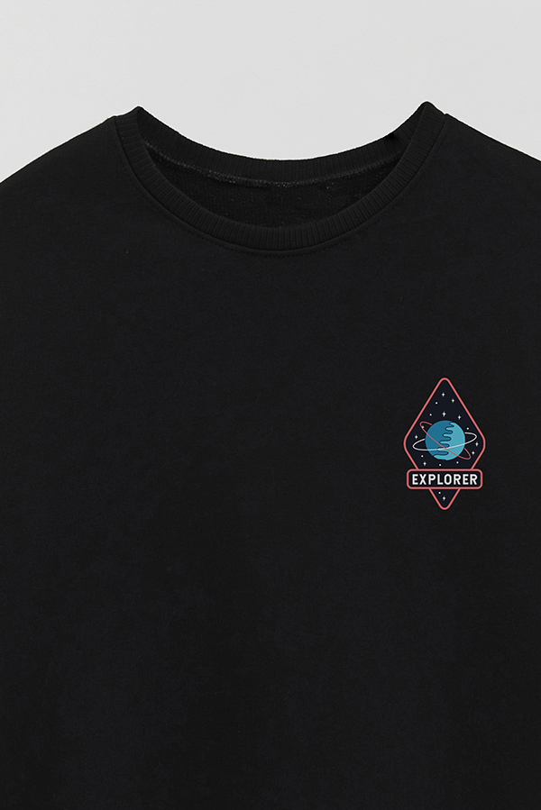 BUZO CREWNECK RUSTICO LITTLE ASTRONAUTS EXPLORER