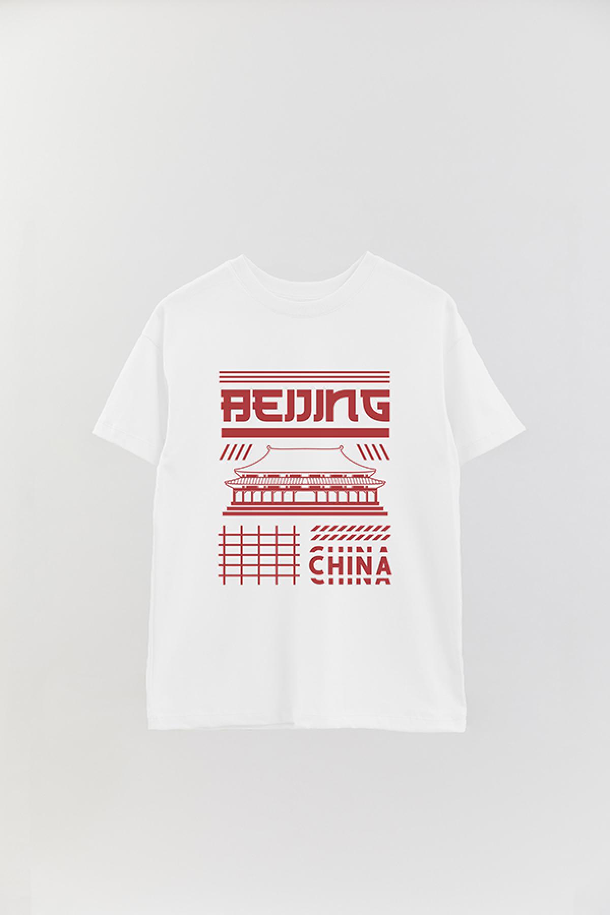 REMERA OVER ESTAMPADA CT BEIJING