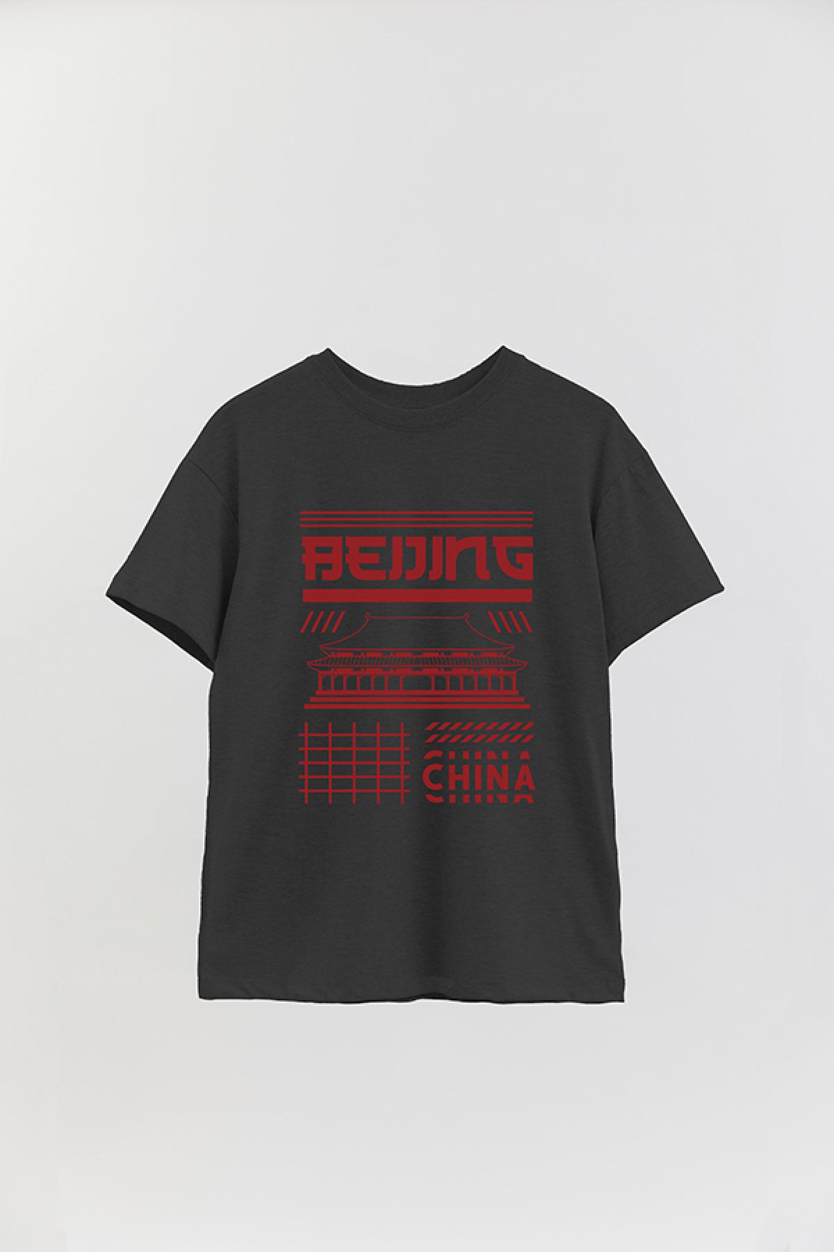 REMERA OVER ESTAMPADA CT BEIJING