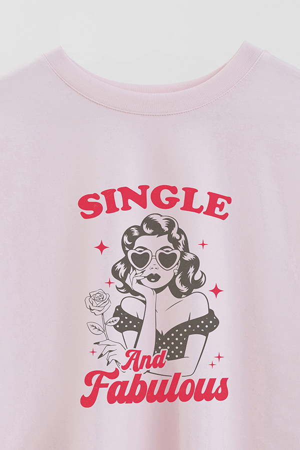REMERA CROP ESTAMPADA FABULOUS VALENTINE FABULOUS