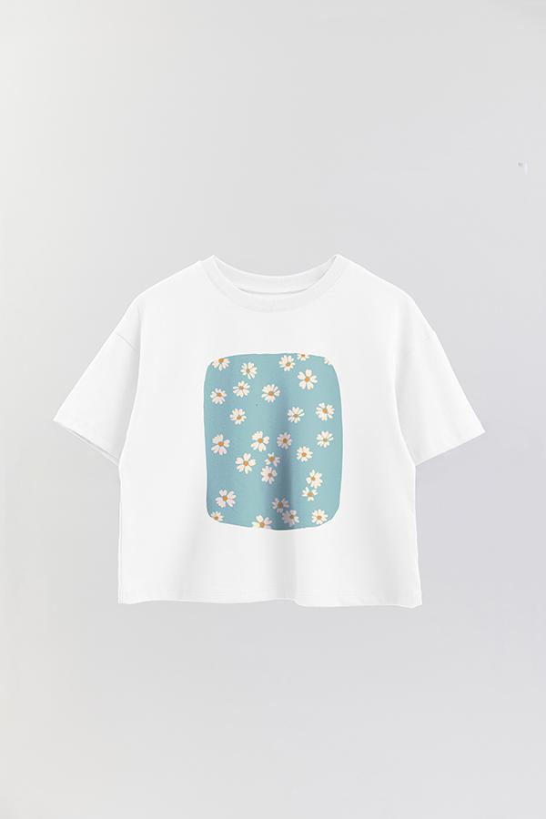 REMERA CROP ESTAMPADA ART 70