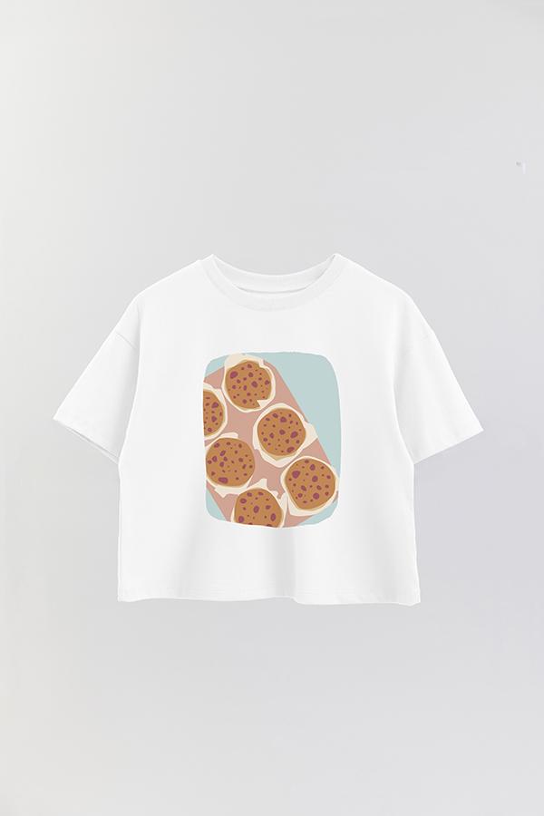 REMERA CROP ESTAMPADA ART 74