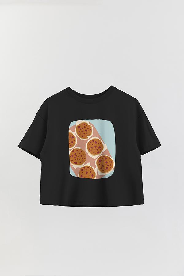 REMERA CROP ESTAMPADA ART 74