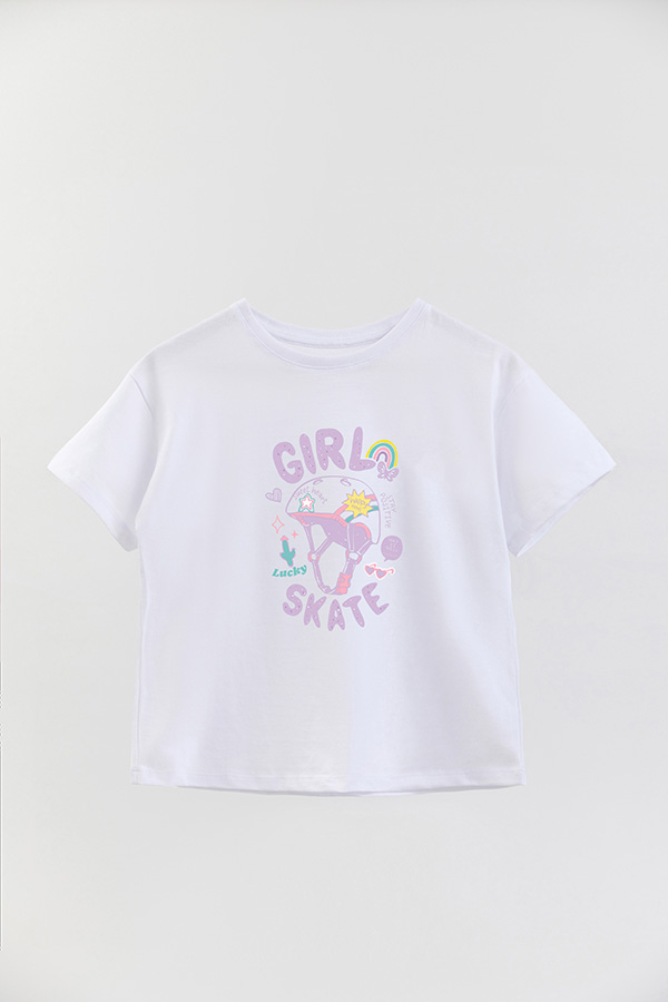 REMERA GIRL OVER GIRLS SKATE