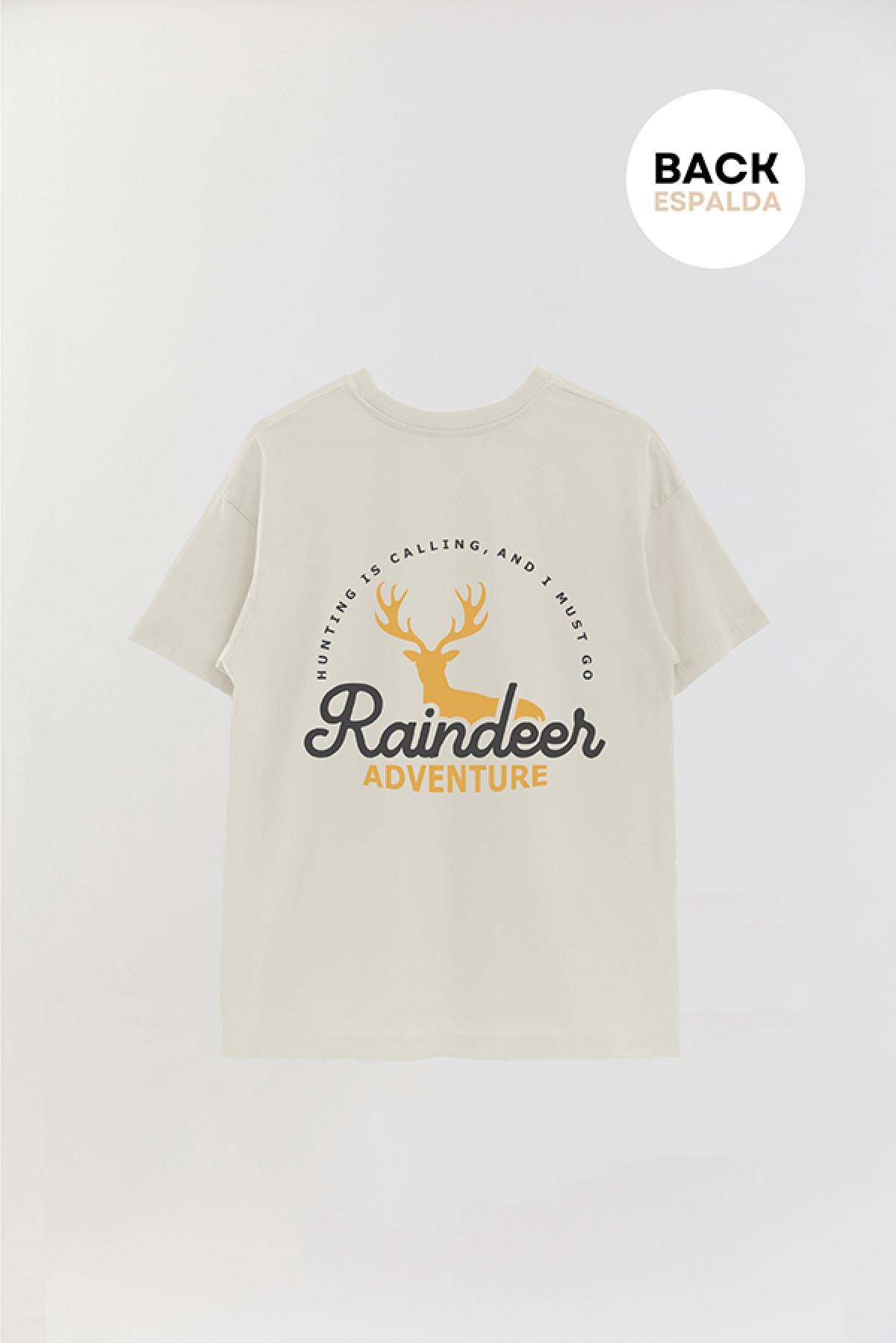 REMERA OVER ESTAMPADA ADV RAINDEER ADVENTURE