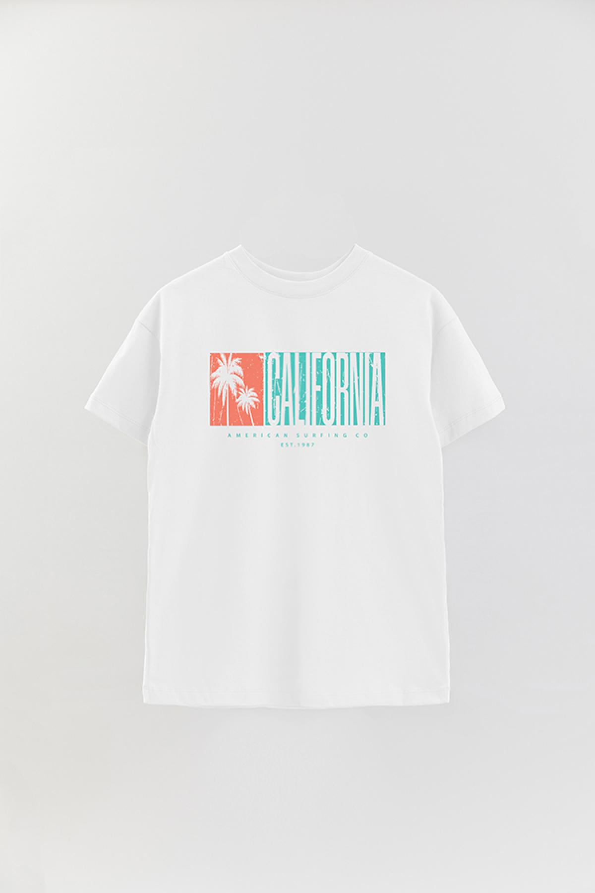 REMERA OVER ESTAMPADA SM CALIFORNIA SURFING