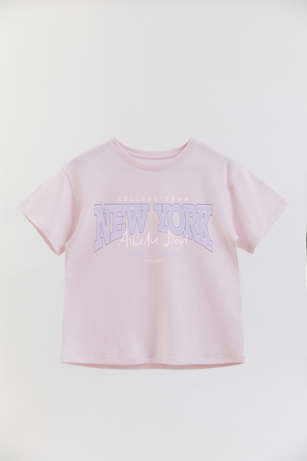 REMERA GIRL OVER NEW YORK ATHLETIC