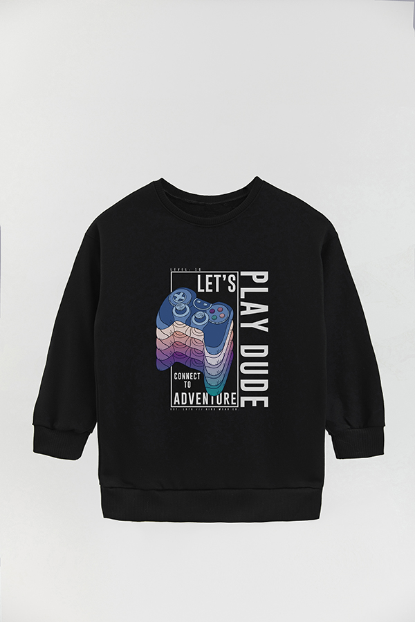 BUZO CREWNECK RUSTICO GAME ON PLAY DUDE
