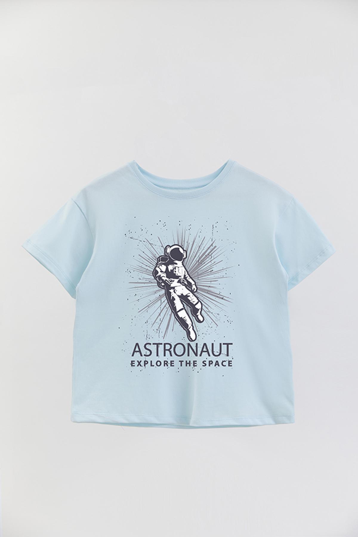 REMERA BOY GR OVER ASTRONAUT
