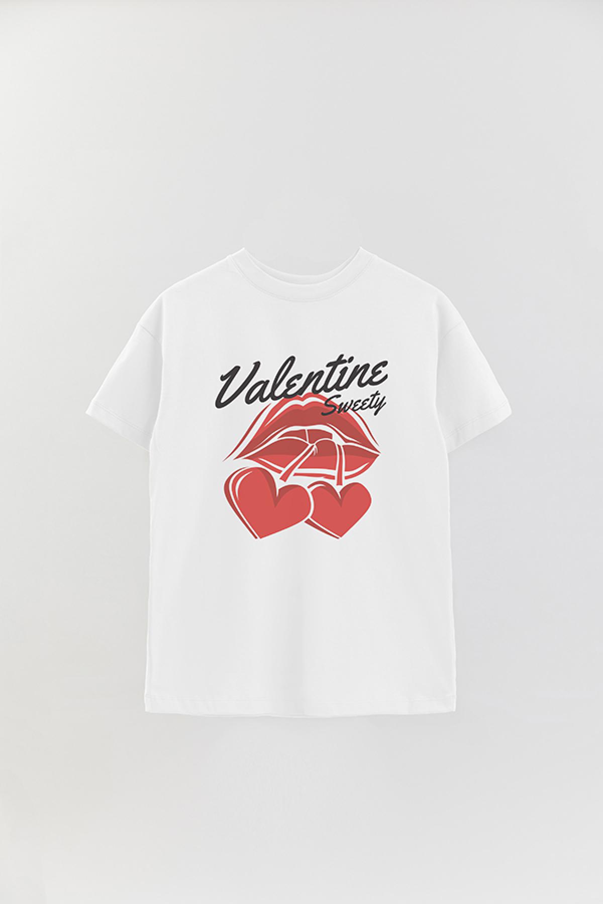 REMERA OVER ESTAMPADA GR VALENTINE SWEETIE