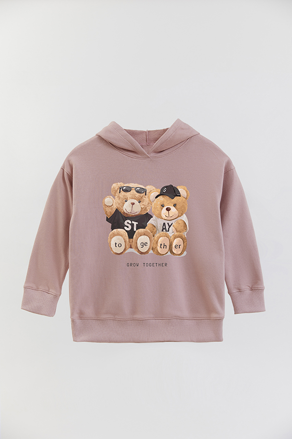 HOODIE RUSTICO KID TEDDY GROW TOGETHER
