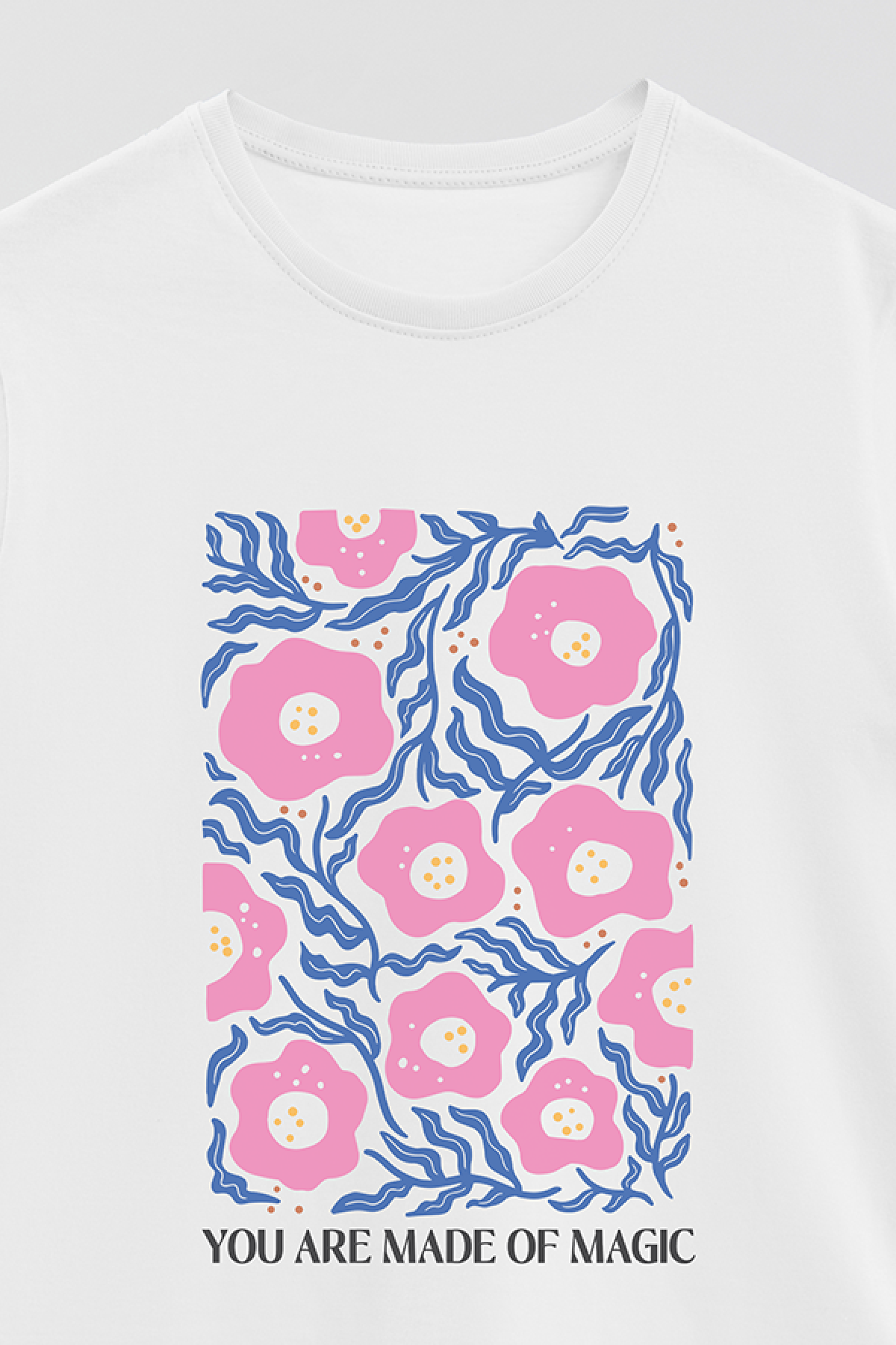 REMERA BASICA ESTAMPADA BO YOU ARE MADE OF MAGIC