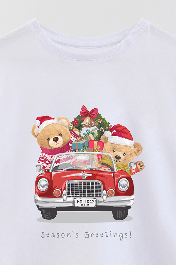 REMERA GIRL OVER TEDDY XMAS 11