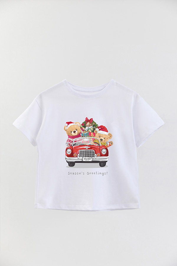 REMERA GIRL OVER TEDDY XMAS 11