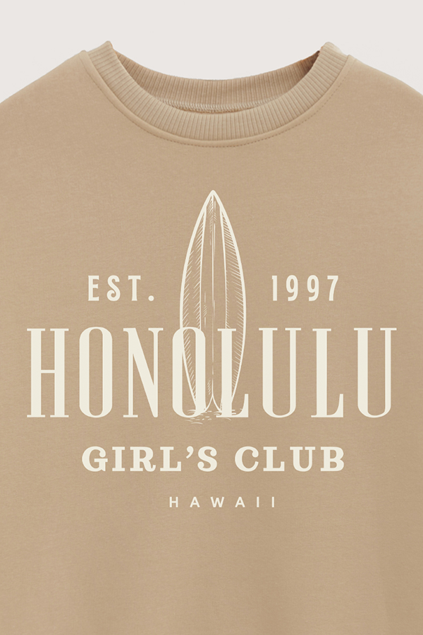 BUZO CREWNECK ESTAMPADO VARSITY HONOLULU