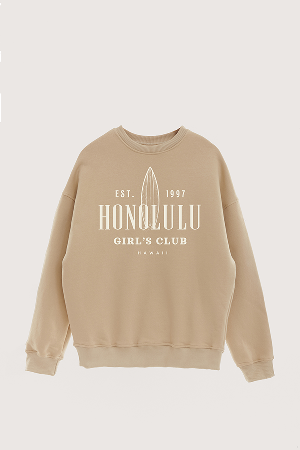 BUZO CREWNECK ESTAMPADO VARSITY HONOLULU