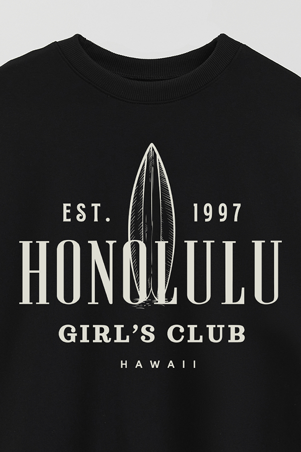 BUZO CREWNECK ESTAMPADO VARSITY HONOLULU