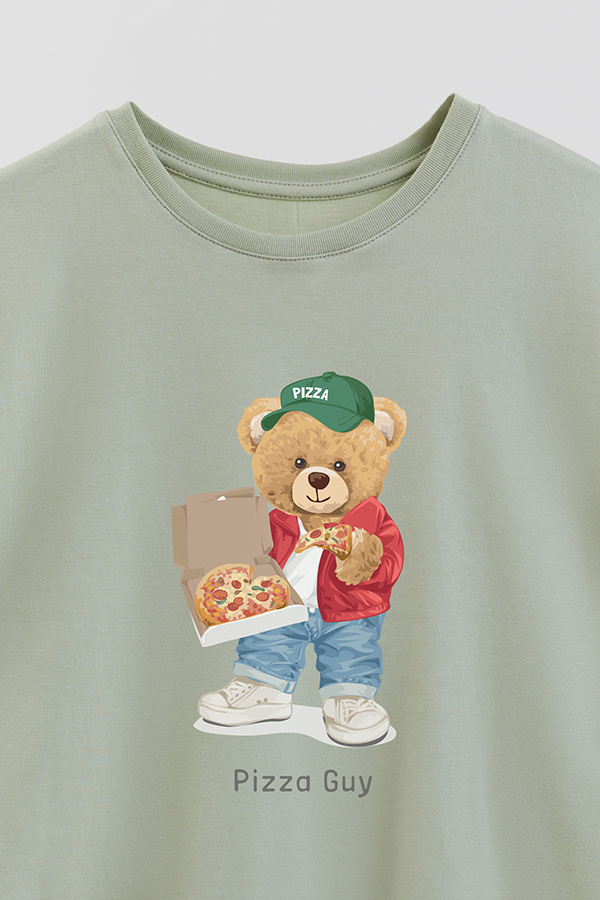 REMERA GB OVERSIZE PIZZA