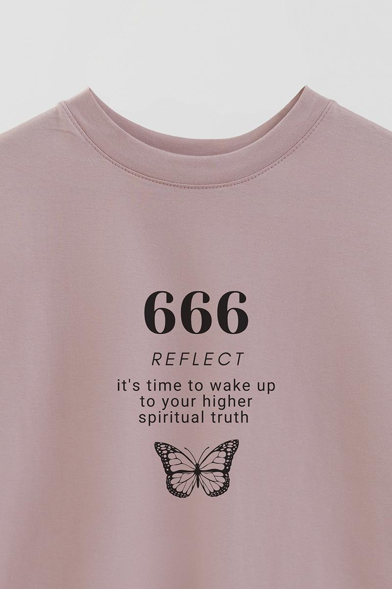 REMERA OVER ESTAMPADA MST REFLECT 666 BUTTERFLY