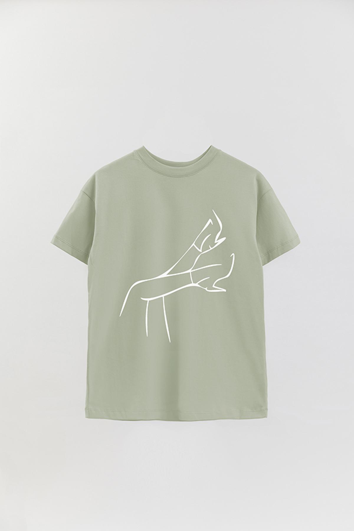 REMERA OVER ESTAMPADA W LINE ART4