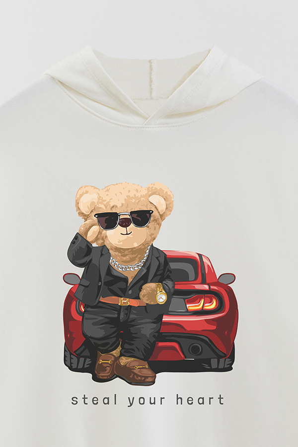 HOODIE RUSTICO BOY TEDDY STEAL YOUR HEART
