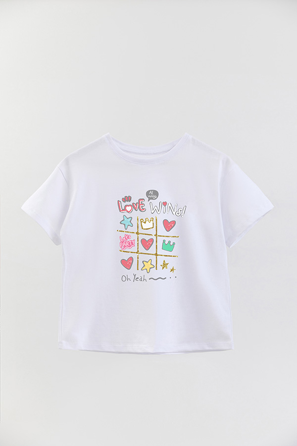 REMERA GIRL OVER LOVE WINS