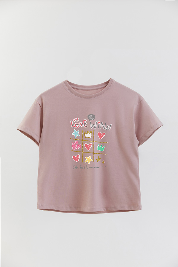 REMERA GIRL OVER LOVE WINS