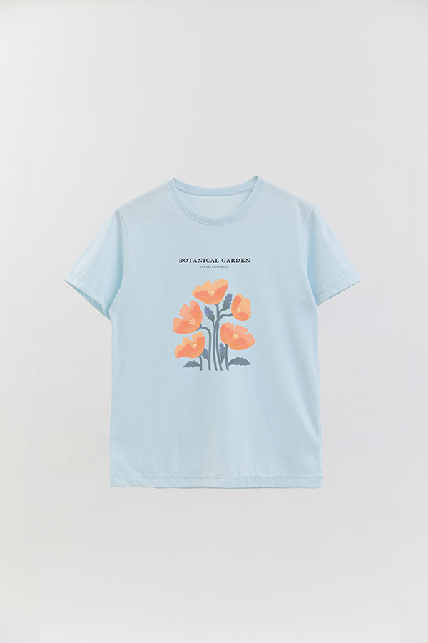 REMERA BASICA ESTAMPADA GARDEN  27