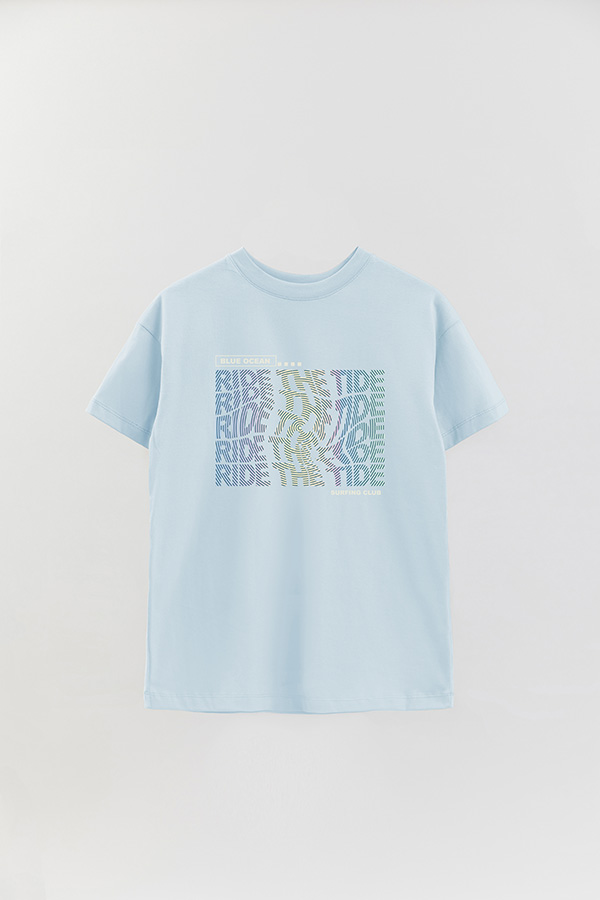 REMERA OVER ESTAMPADA RIDE THE TIDE