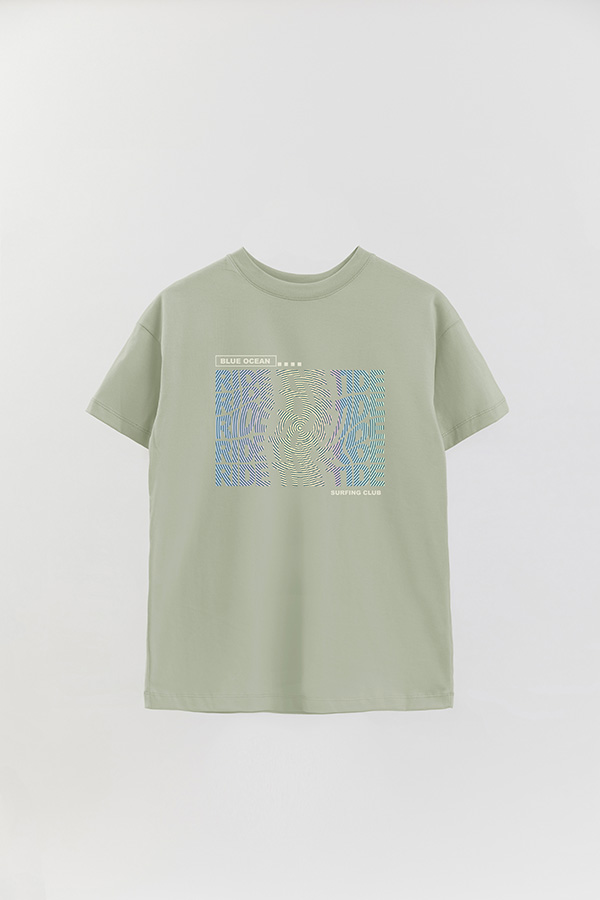 REMERA OVER ESTAMPADA RIDE THE TIDE