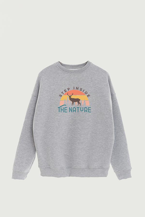 BUZO CREWNECK ESTAMPADO STEP INSIDE THE NATURE 2