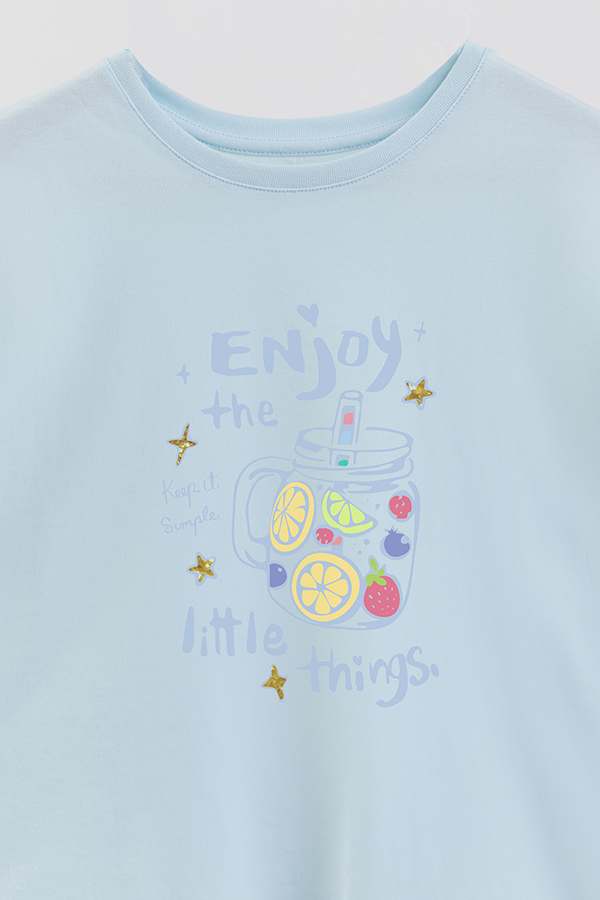 REMERA GIRL OVER ENJOY LITTLE THINGS