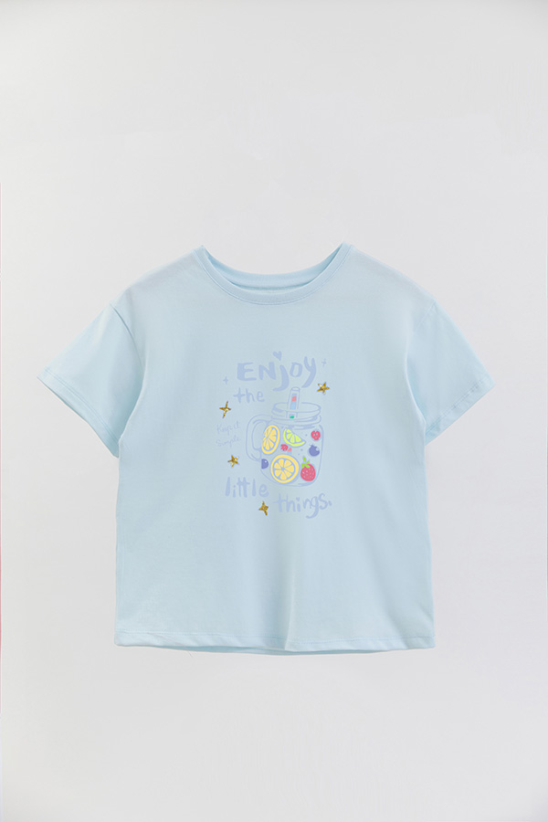 REMERA GIRL OVER ENJOY LITTLE THINGS