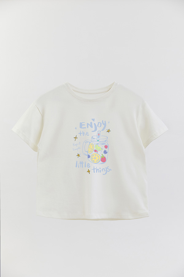 REMERA GIRL OVER ENJOY LITTLE THINGS