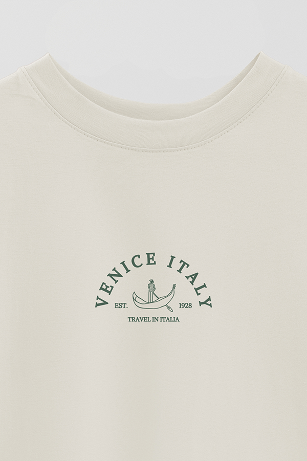 REMERA OVER ESTAMPADA CITIES VENICE ITALY