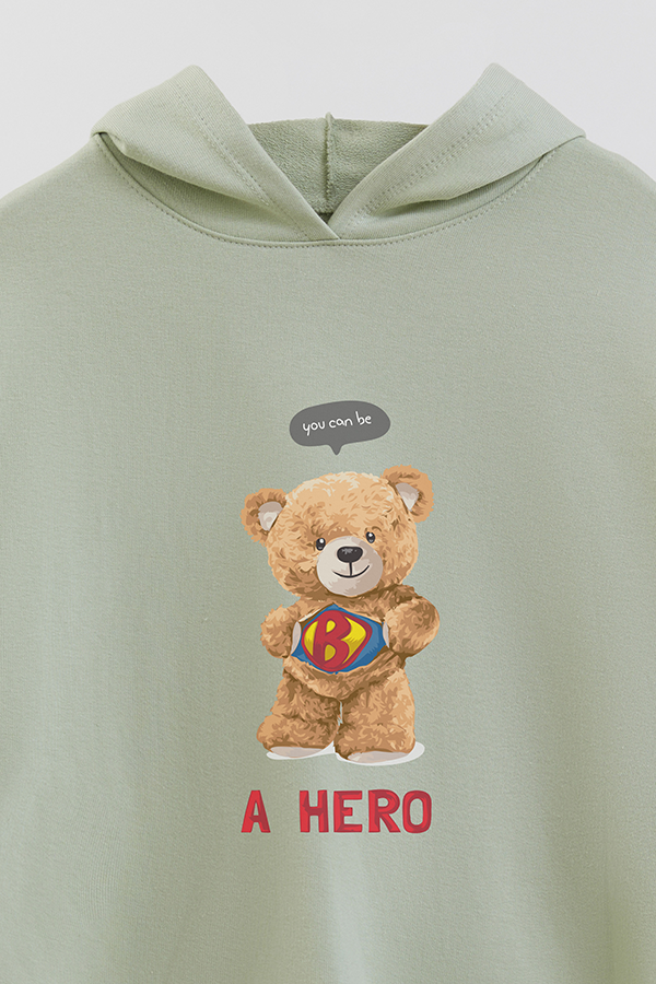 HOODIE RUSTICO KIDS TEDDY HERO