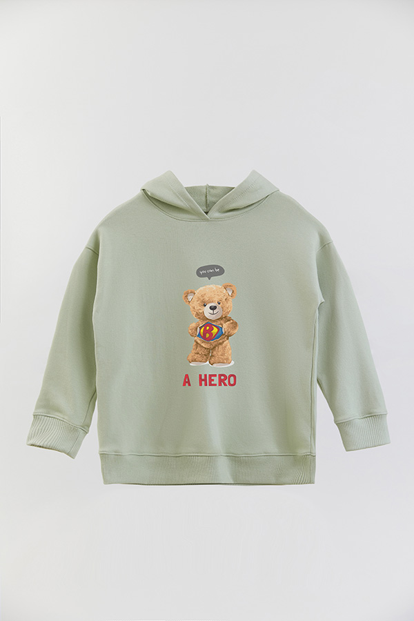 HOODIE RUSTICO KIDS TEDDY HERO