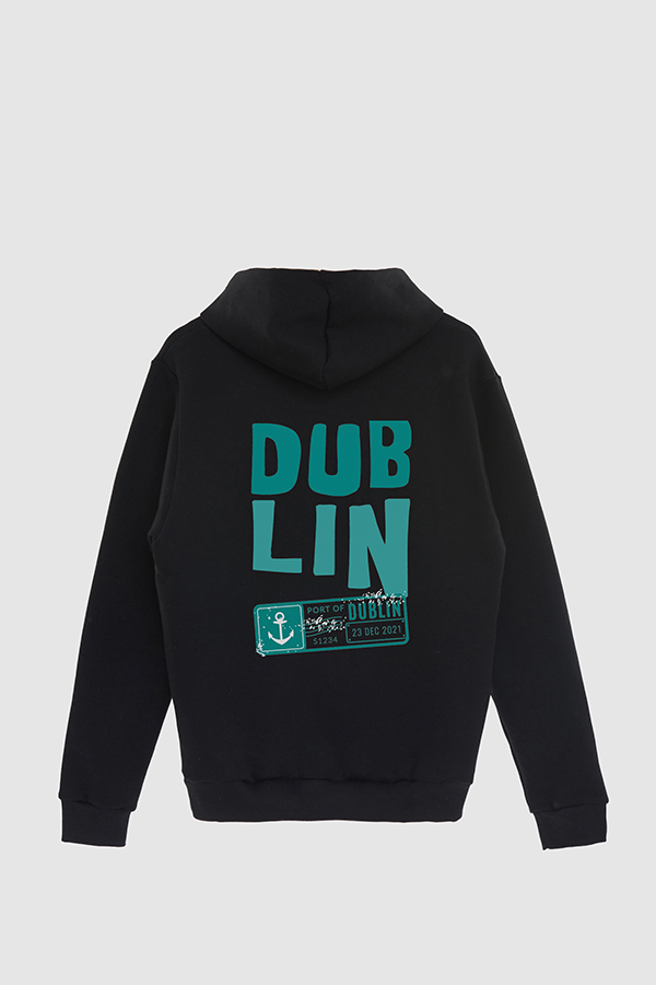 BUZO HOODIE ESTAMPADO WORLD DUBLIN