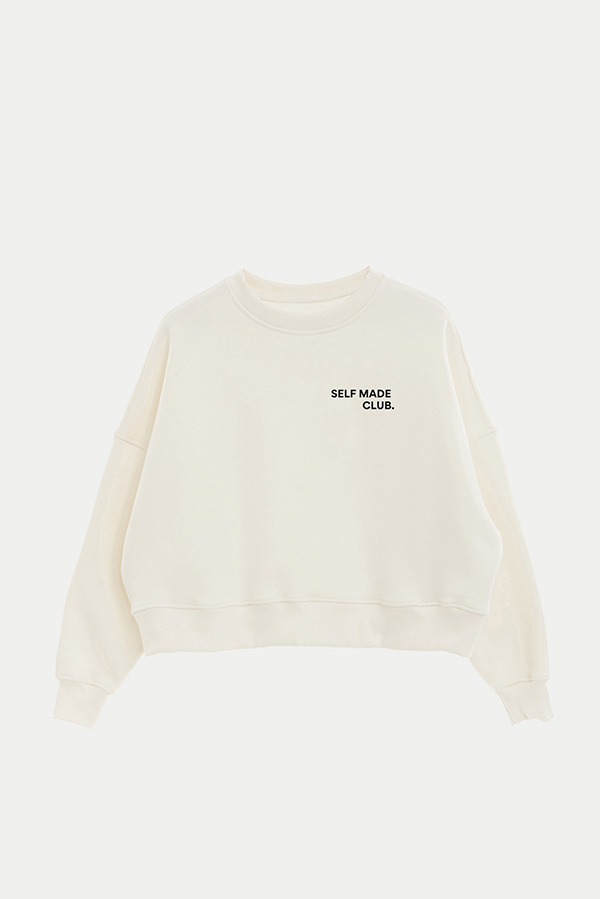 BUZO CROP ESTAMPADO MNM SELF MADE CLUB