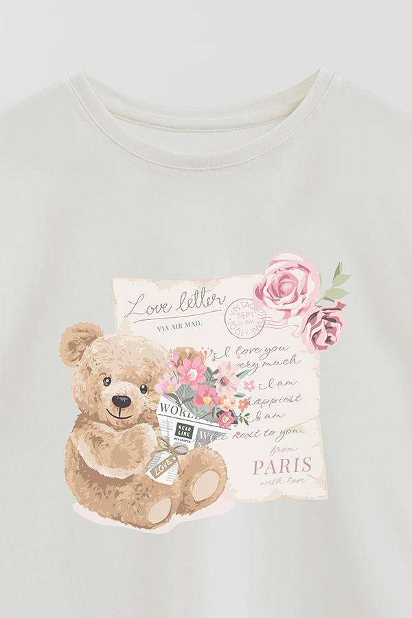REMERA GB OVERSIZE LOVE LETTER