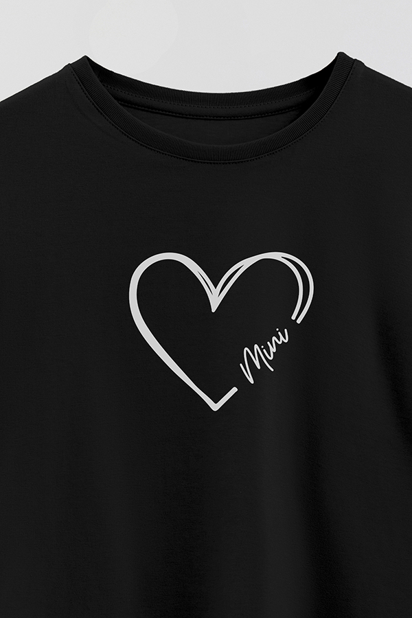 REMERA OVER ESTAMPADA DDP HEART MINI