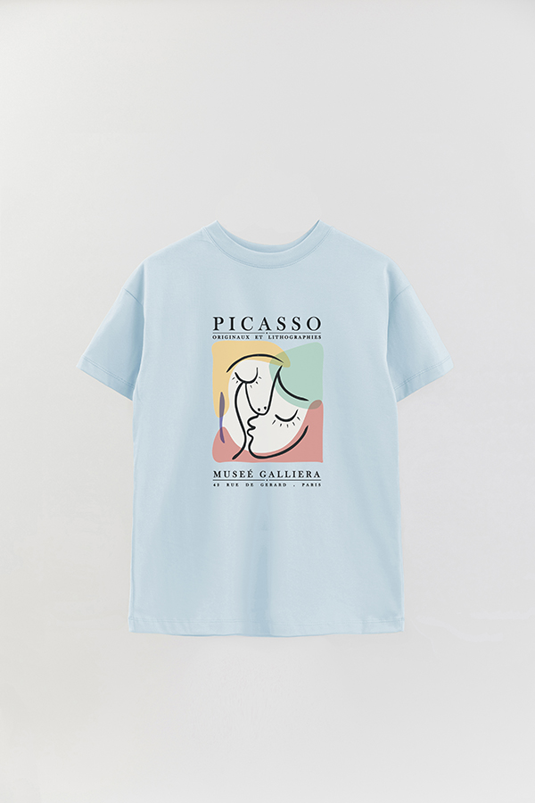 REMERA OVER ESTAMPADA ART COLLECTION PICASSO ORIGINAUX 2